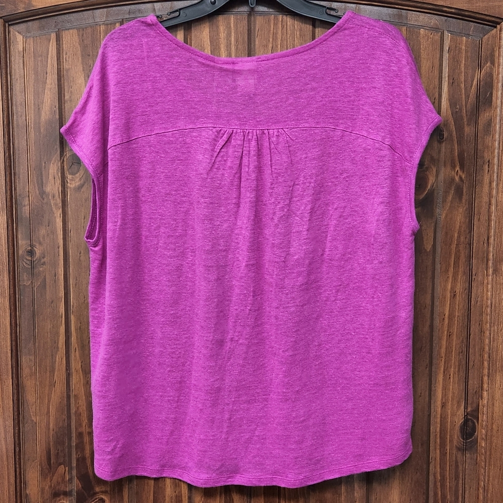 🆕️ Joie Scoop Neck Linen Top - Picture 3 of 5